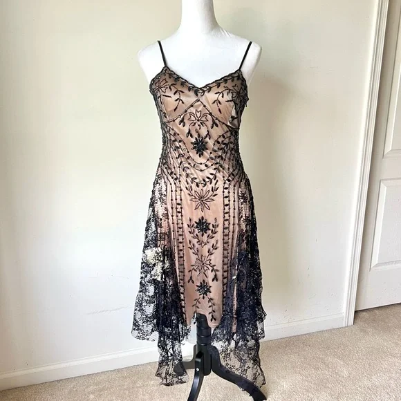 Cache | Dresses | Nwt Vintage Cache Y2k Beaded Lace Overlay Midi Dresssz 8 | Poshmark Cache | Dresses | Nwt Vintage Cache Y2k Beaded Lace Overlay Midi Dresssz 8 | Poshmark